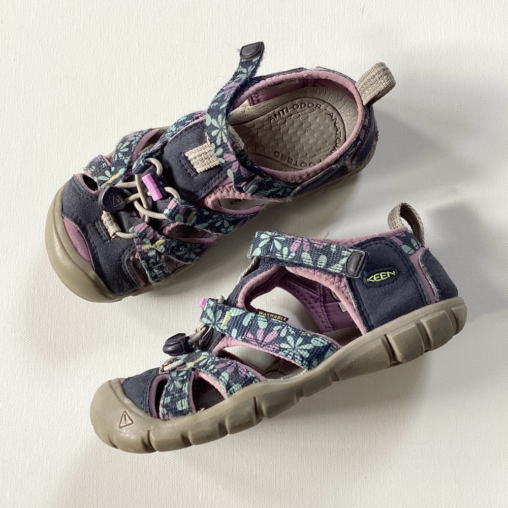 Keen Purple and Blue Floral Sandals